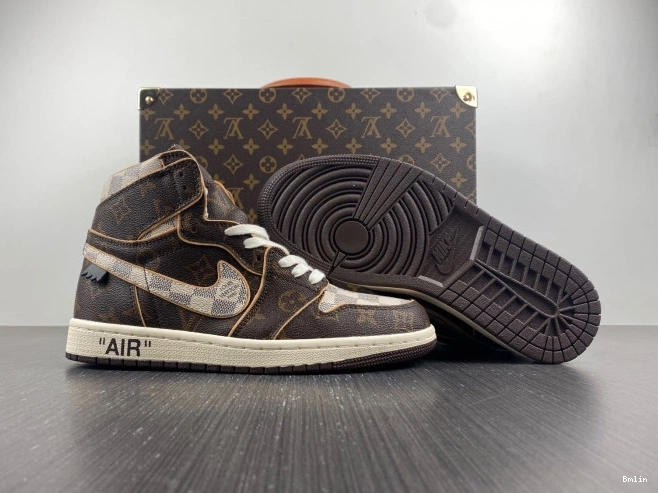 Bmlin shoes LV 1 OFF-WHITE Air Jordan x 0808